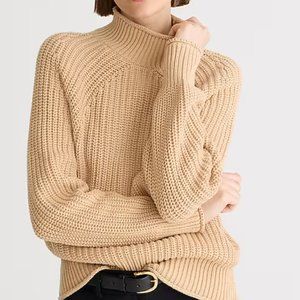 J. Crew Tan Turtleneck Sweater
